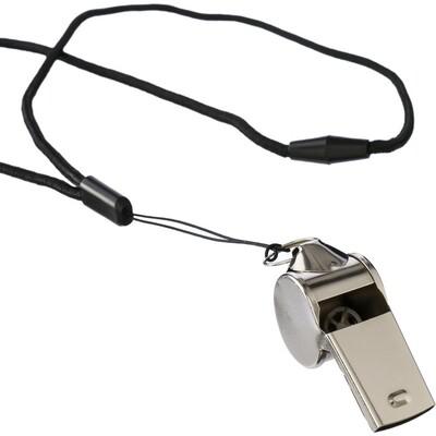 Whistle with neck cord