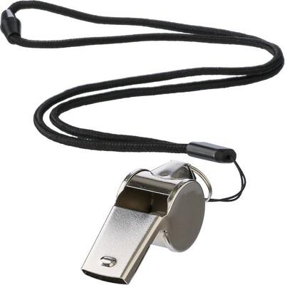 Whistle with neck cord