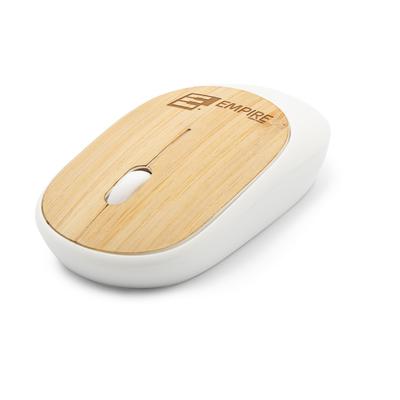 Wireless computer mouse, bamboo detail | Judith