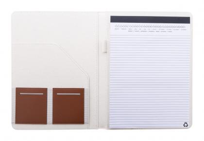 Carbasa A4 recycled canvas document folder
