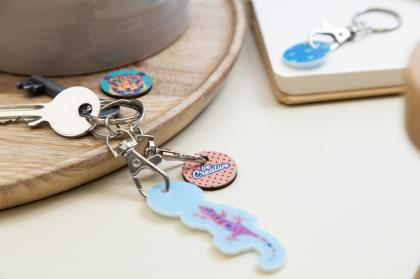 ColoShop Eco trolley coin keyring