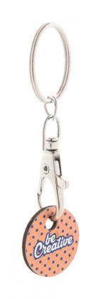 ColoShop Eco trolley coin keyring