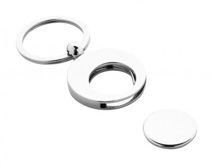 Cromo trolley coin keyring