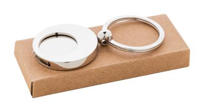 Cromo trolley coin keyring