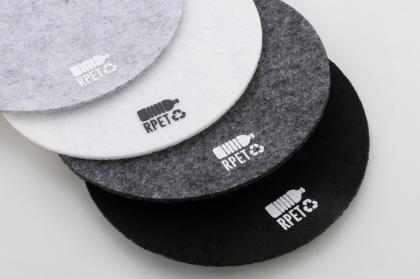 Hefe RPET felt coaster