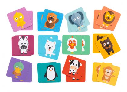 Minimor custom memory game, animals