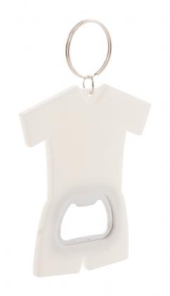Soccer bottle opener keyring
