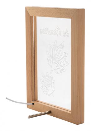 Woodiframe LED light trophy