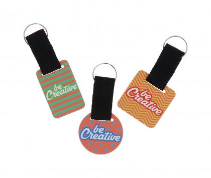 Woody Strap custom keyring, rectangle