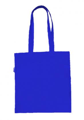 5oz Royal Blue Organic Cotton Shopper