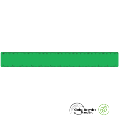 Ruler 30cm GRS Recycled - Green