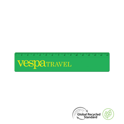 Ruler 15cm GRS Recycled - Green