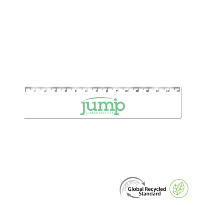 Ruler 15cm GRS Recycled - White