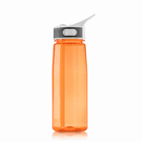 Aqua orange 800ml sports water bottle