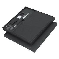 Gift set, keyring, notebook approx. A5, ball pen, gift box