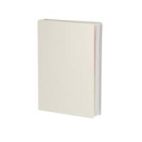 Memo holder, notebook, sticky notes, pen, made from recycled milk cartons