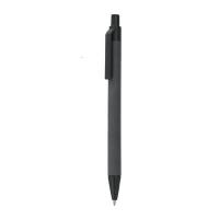 Recycled cardboard and wheat straw ball pen