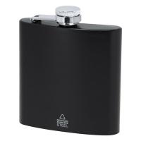 Recycled stainless steel hip flask 175 ml