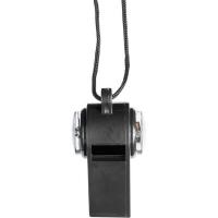 Whistle with compass and thermometer