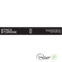 Ruler 30cm GRS Recycled - Black