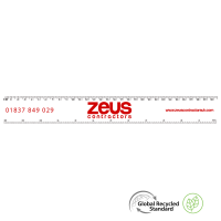 Ruler 30cm GRS Recycled - White