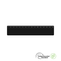 Ruler 15cm GRS Recycled - Black