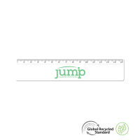 Ruler 15cm GRS Recycled - White