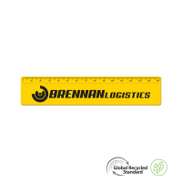 Ruler 15cm GRS Recycled - Yellow