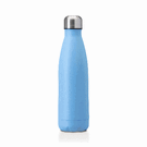 Oasis recycled light blue powder coated stainless steel, thermal insulated bottle - 500ml