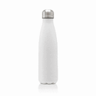 Oasis recycled white powder coated stainless steel, thermal insulated bottle - 500ml