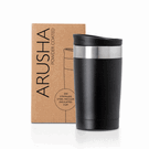 Arusha recycled stainless steel 350ml coffee cup