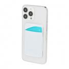 Credit card and ID holder for mobile phone