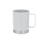 Recycled stainless steel and recycled PP mug 400 ml