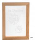 Woodiframe LED light trophy