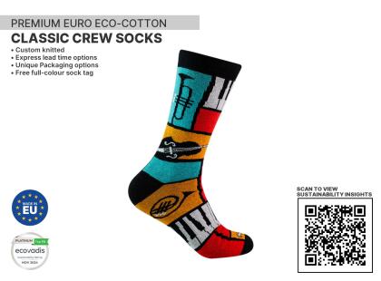 Premium Classic Crew Sustainable Socks