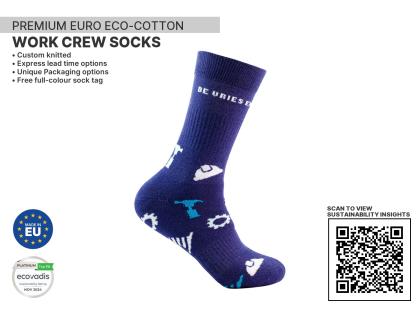 Premium Work Crew Sustainable Socks