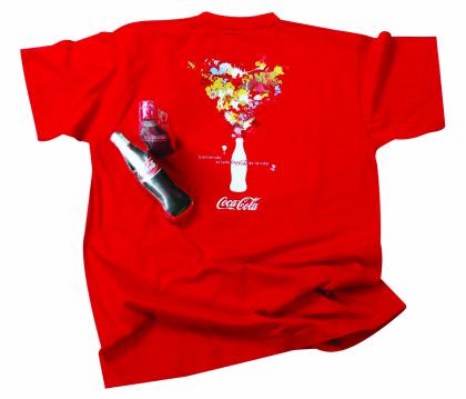 Compact Colour Sustainable T-Shirt (Keya 150 gsm) printed in 1 colour