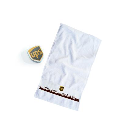 Compact Sustainable Towel with flat printed border (30x50cm)