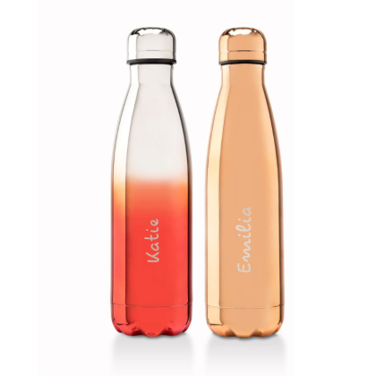 Oasis rose gold insulated electroplate thermal, insulated stainless steel bottle - 500ml