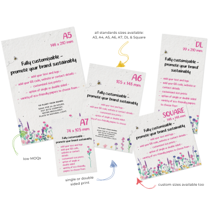 Plantable Seed Paper Prints And Flyers