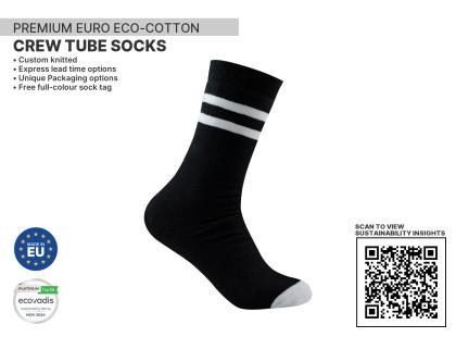 Premium Crew Tube Sustainable Socks