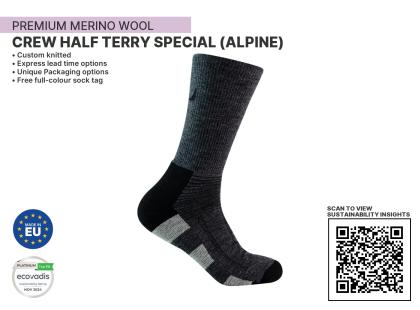 Crew Half Terry Special (Alpine) Sustainable socks