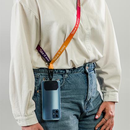 Cross body phone lanyard