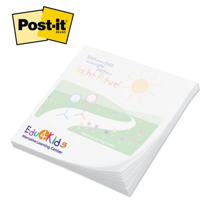 3M 3 x 3 Post-it &reg; Custom Printed Sticky Notes