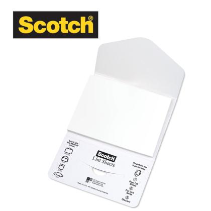 3M Scotch&reg; Custom Printed Lint Sheets Pocket Packs