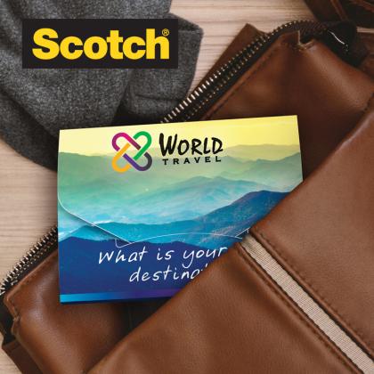 3M Scotch&reg; Custom Printed Lint Sheets Pocket Packs