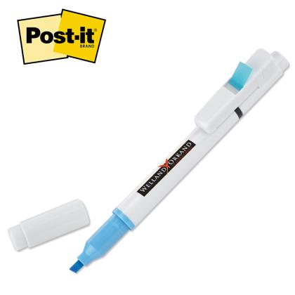 3M Post-it&reg; Custom Printed Highlighter + Pen with Flags
