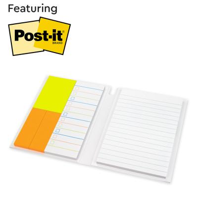 3M Custom Printed Journal with Post-it Notes® and Flags