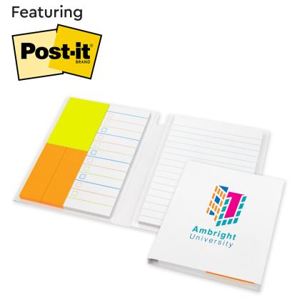 3M Custom Printed Journal with Post-it Notes&reg; and Flags