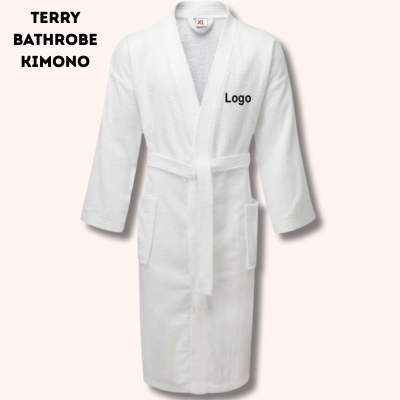 Kimono Cotton Bathrobe / Dressing Gown